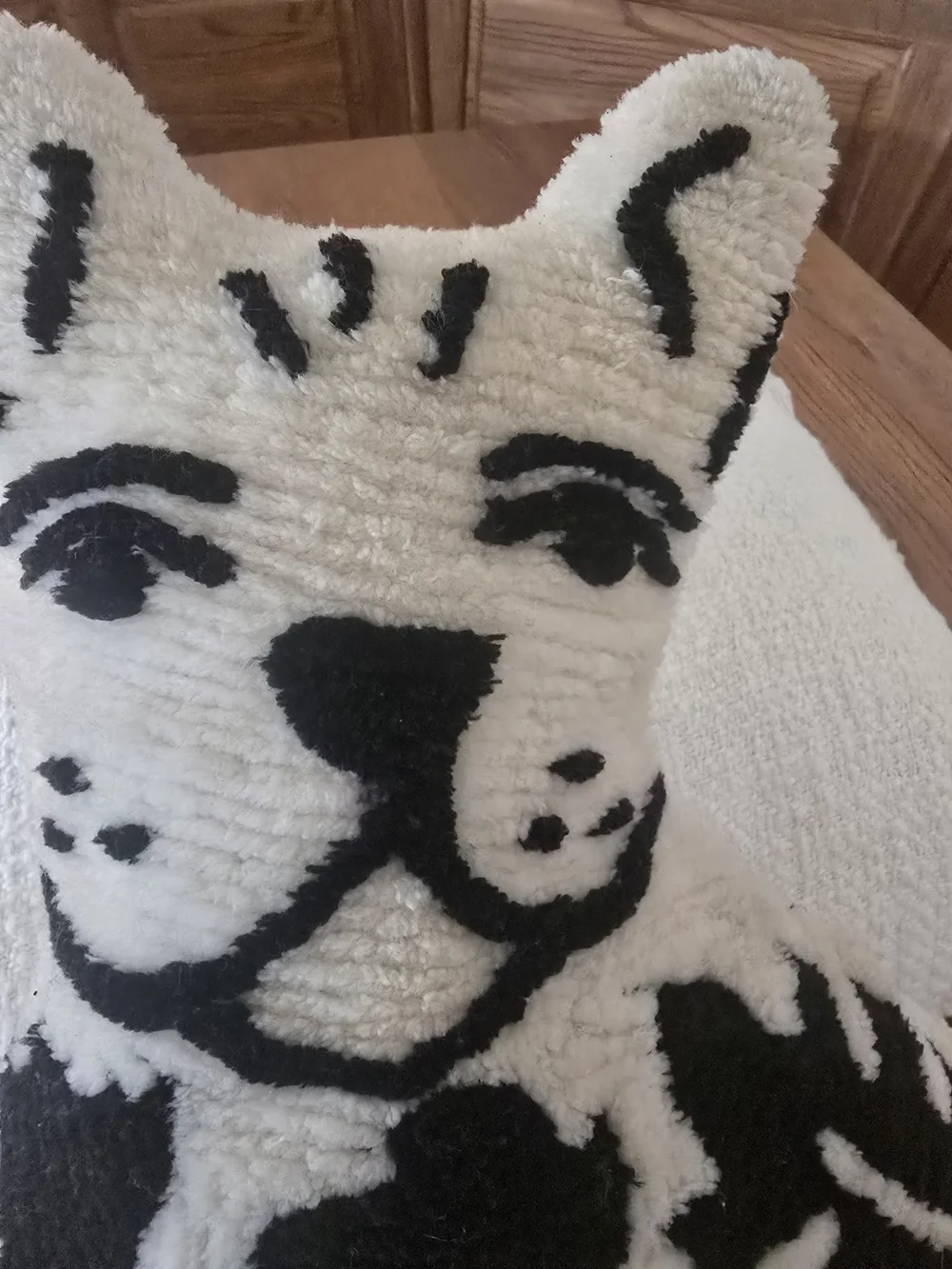 Black & White Decorative Dog Pillow